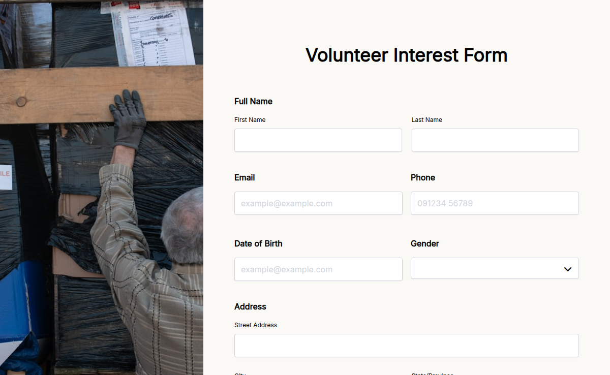 Volunteer Interest Form