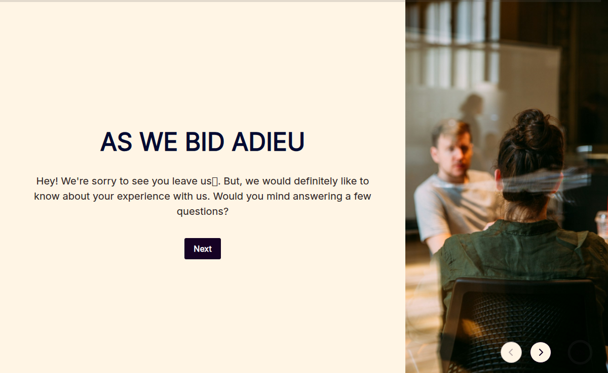 Exit Interview Survey Form