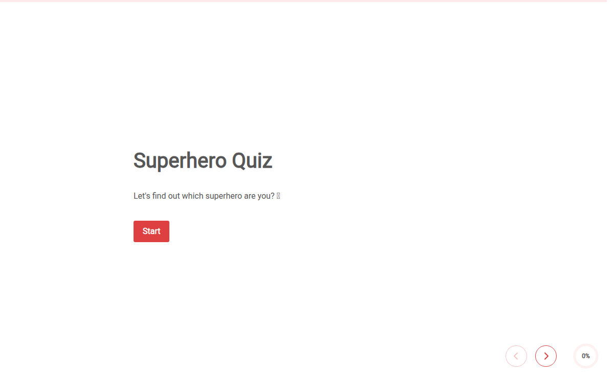 Superhero Quiz