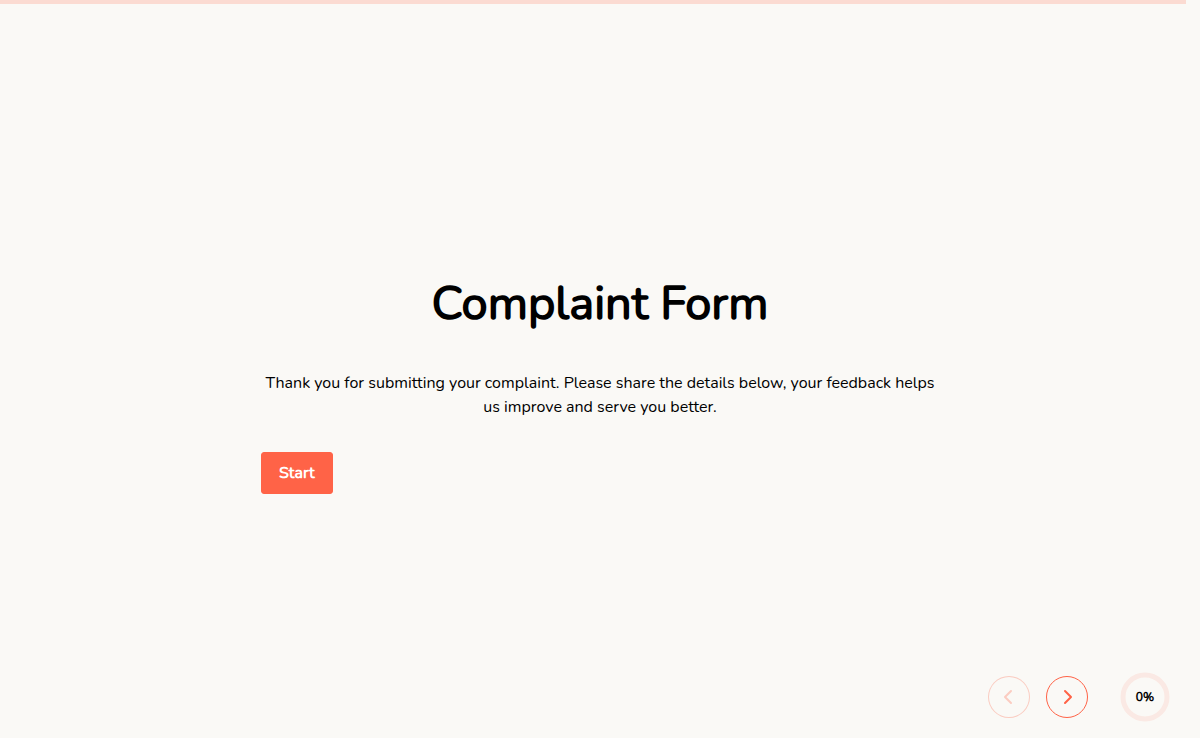 Complaint Form