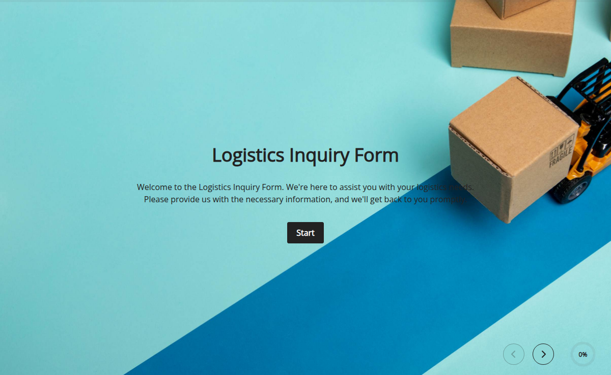 Logistics Inquiry Form