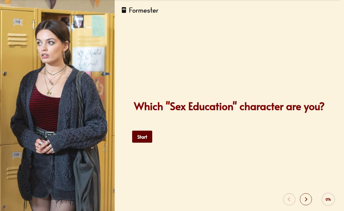 Which "Sex Education" character are you? Quiz Template