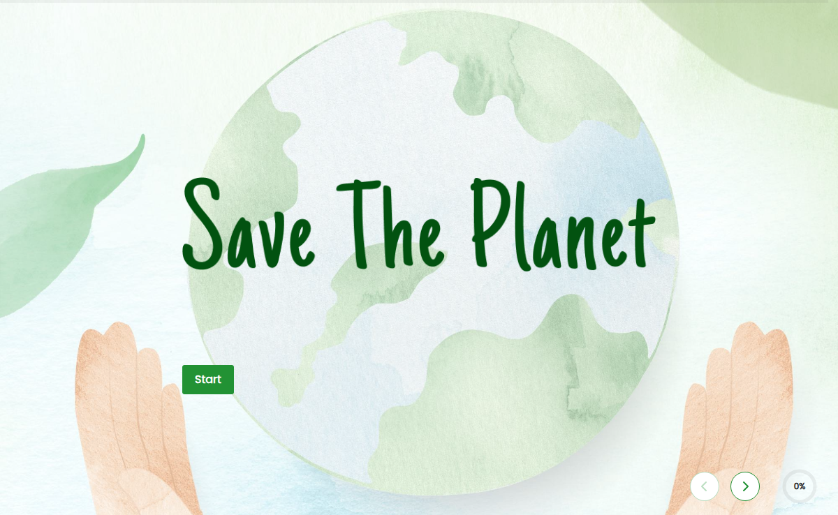 Save The Planet Donation Form