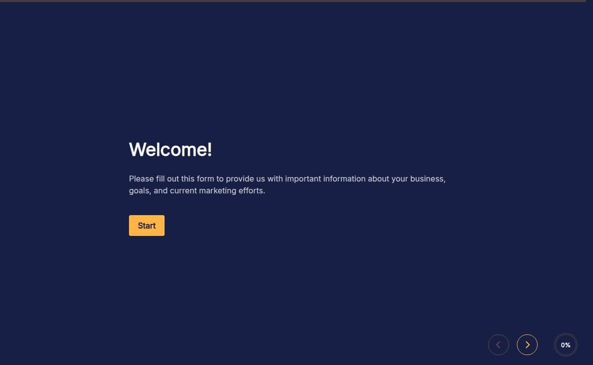 Marketing Intake Form