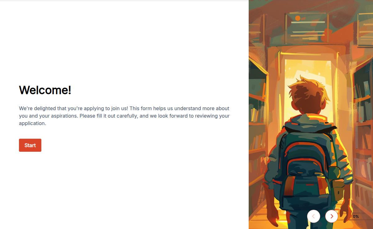 Admission Form Template