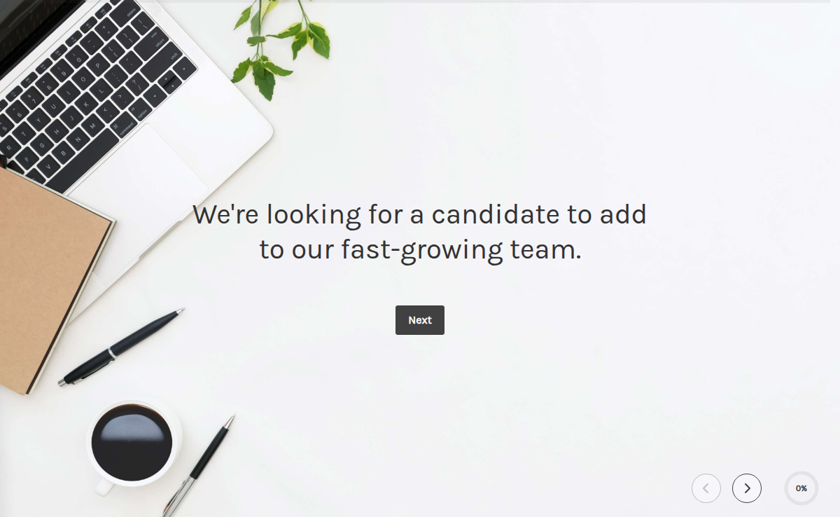 Job Application Form Template