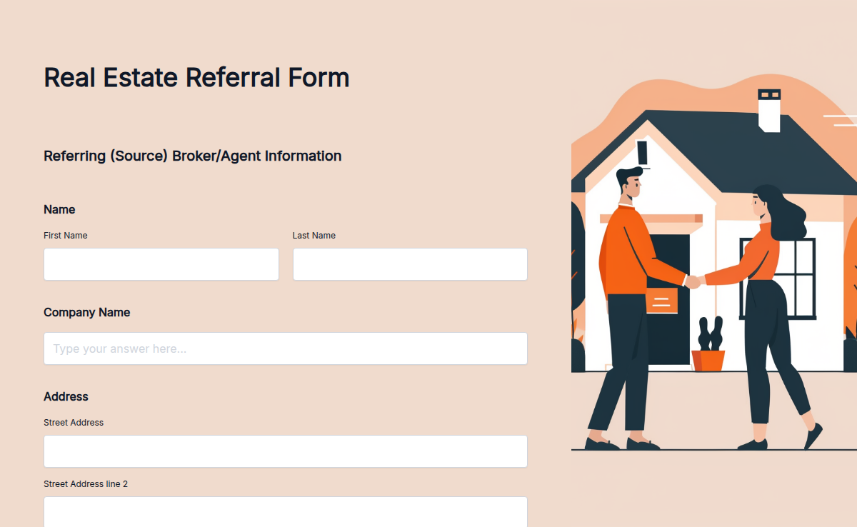 Realtor Referral Form