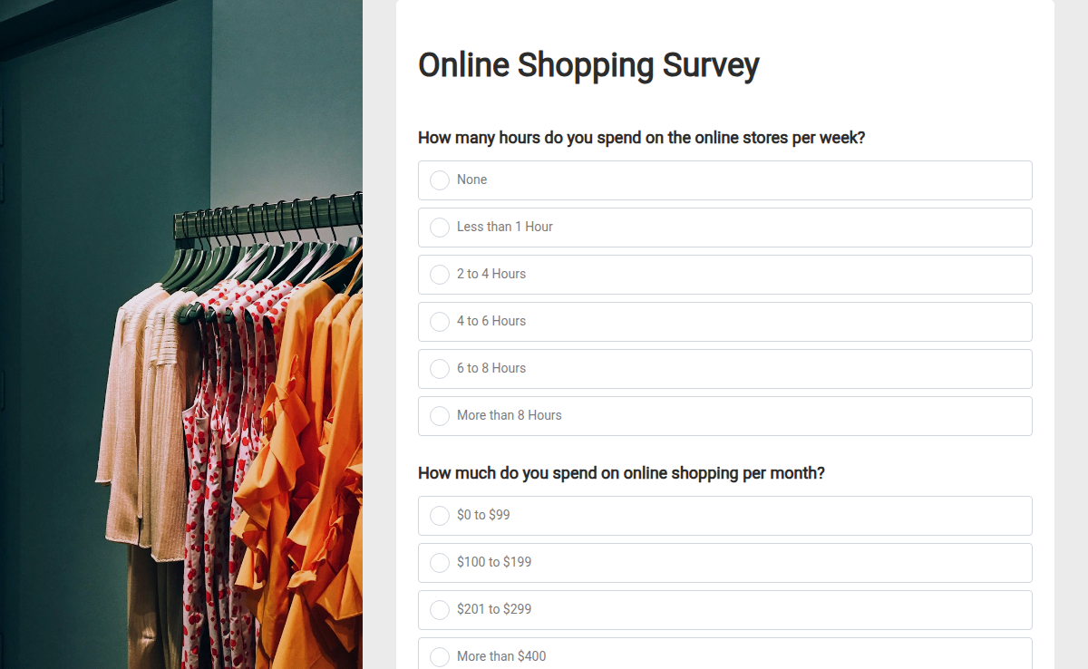 Online Shopping Survey