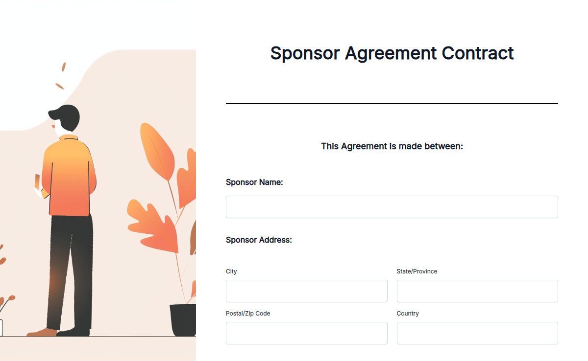 Sponsor Agreement Contract