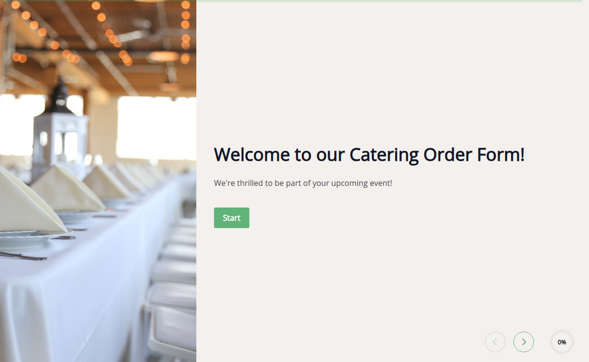 Catering Order Form