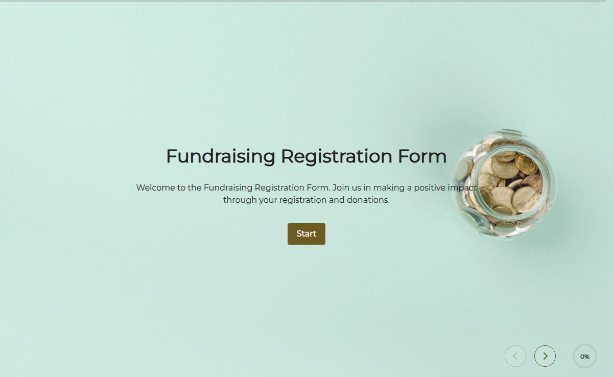 Fundraising Registration Form