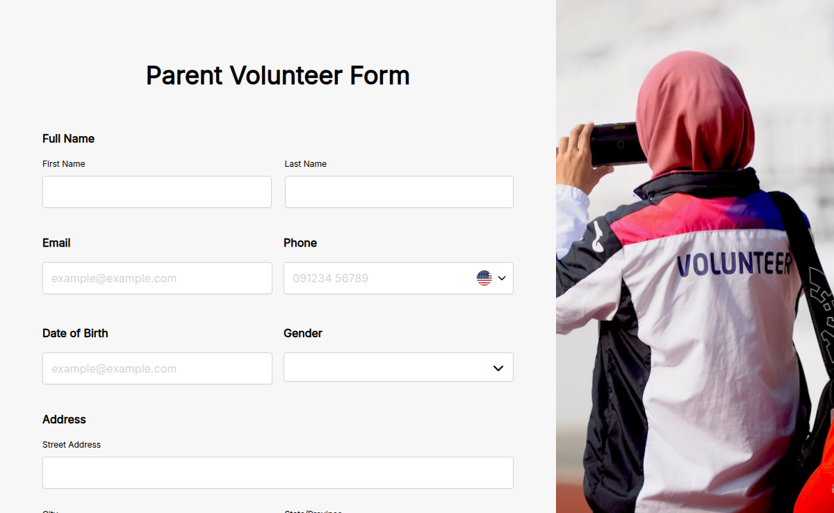 Parent Volunteer Form