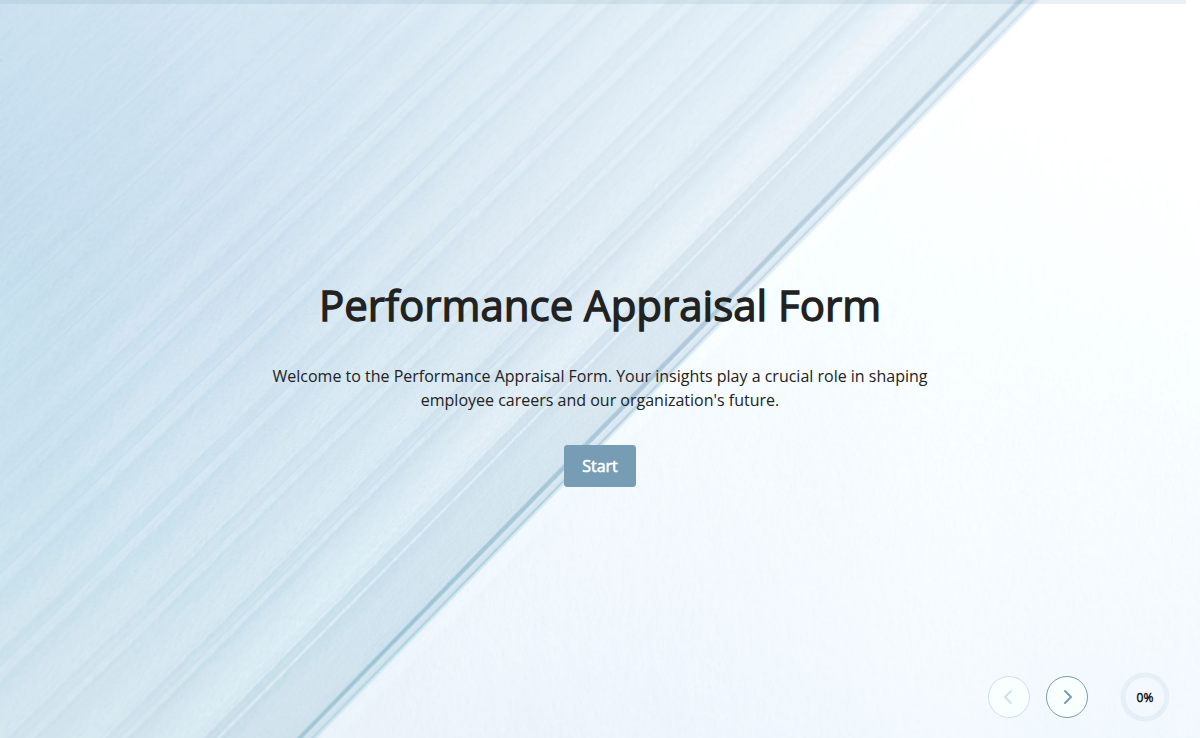 Performance Appraisal Form
