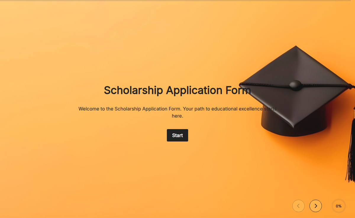 Scholarship Application Form