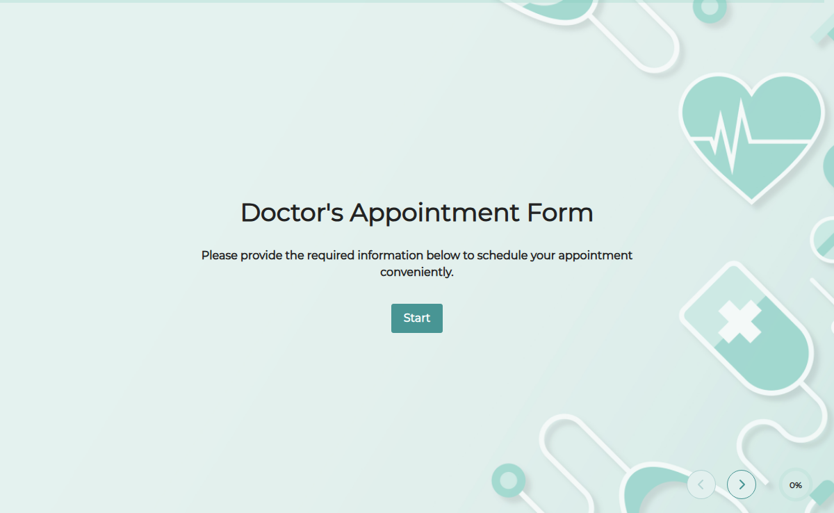 Online Doctor's Appointment Form