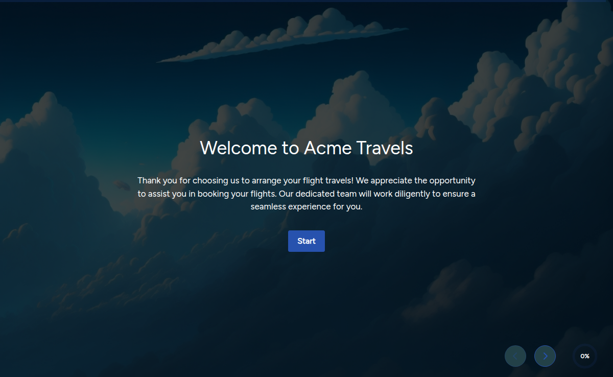 Flight Reservation Form