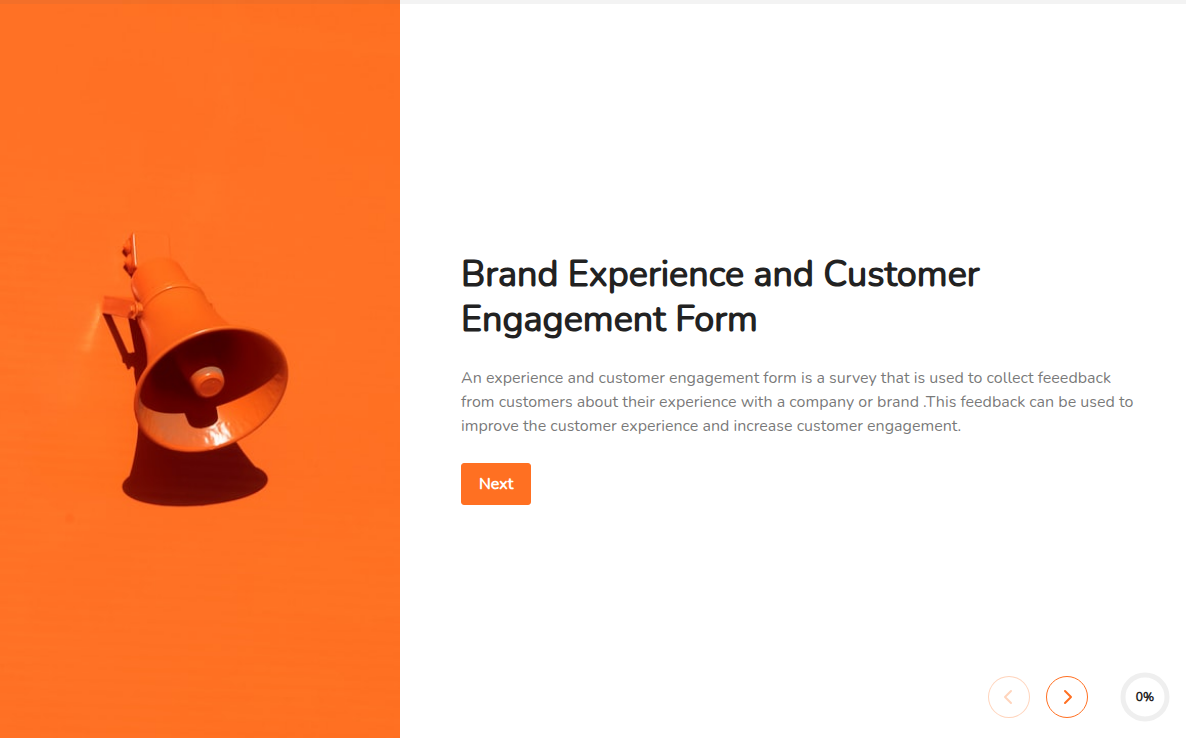  Brand Experience and Customer Engagement Form