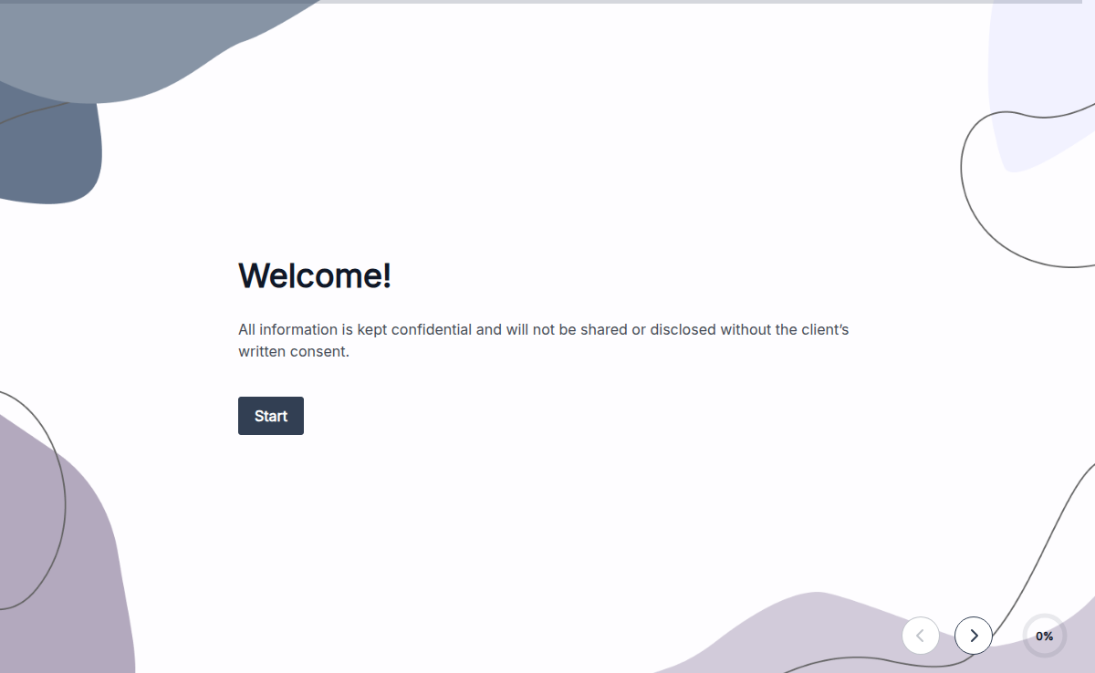 Counseling Intake Form