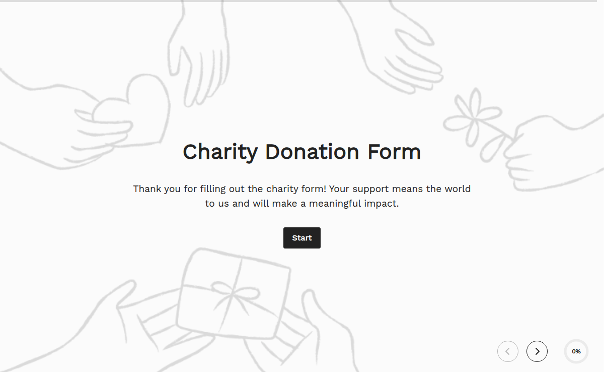 Donation Request Form
