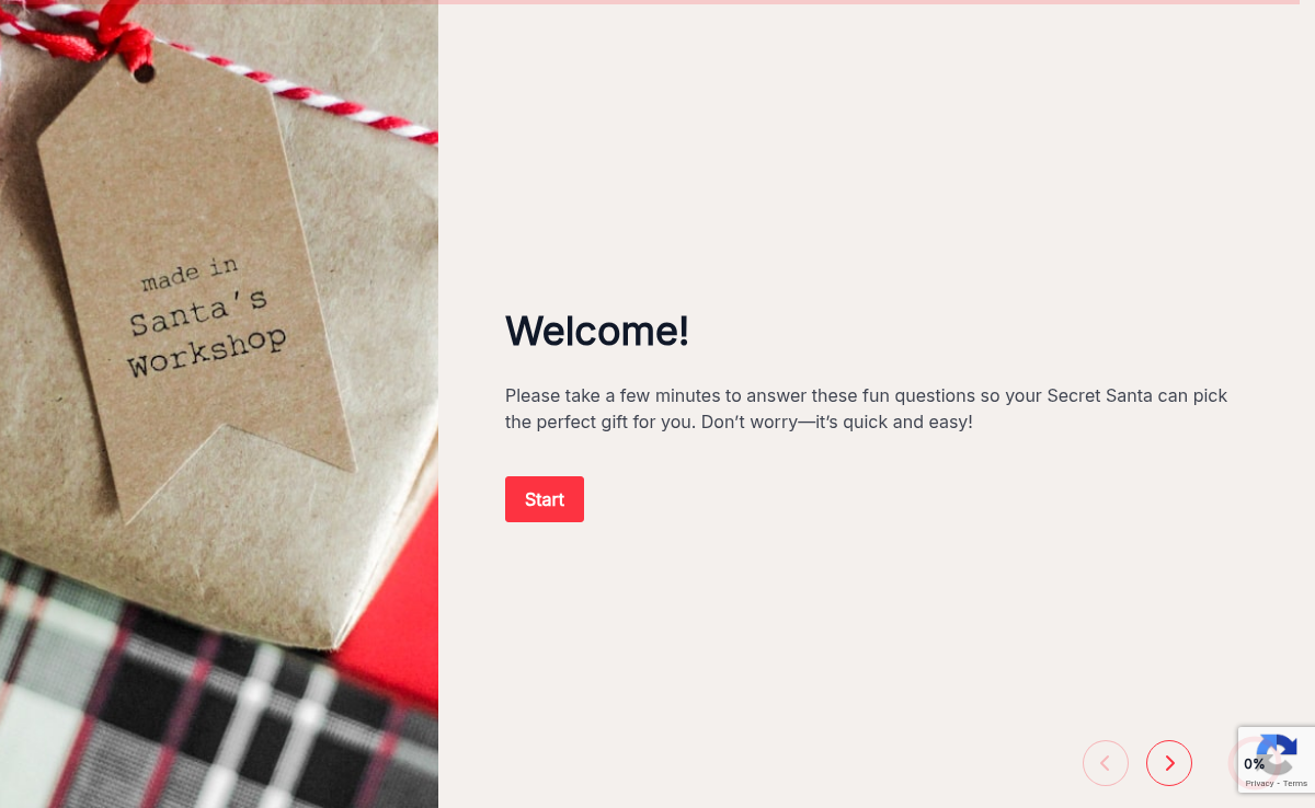 Secret Santa Questionnaire