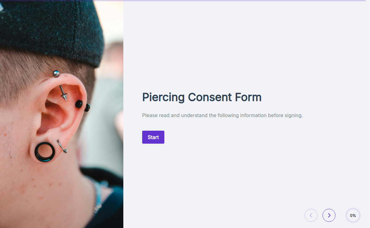 Piercing Consent Form