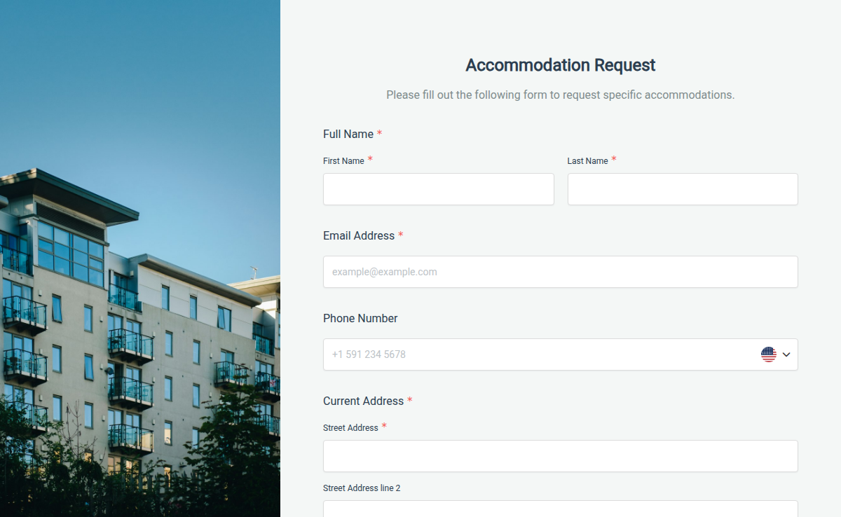 Accommodation Request Form