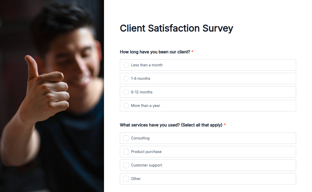 Client Satisfaction Survey