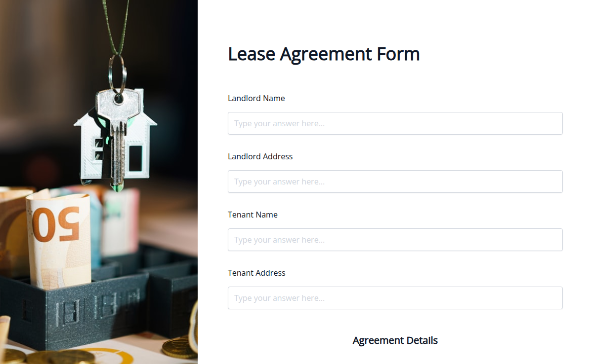 Lease Agreement PDF Form