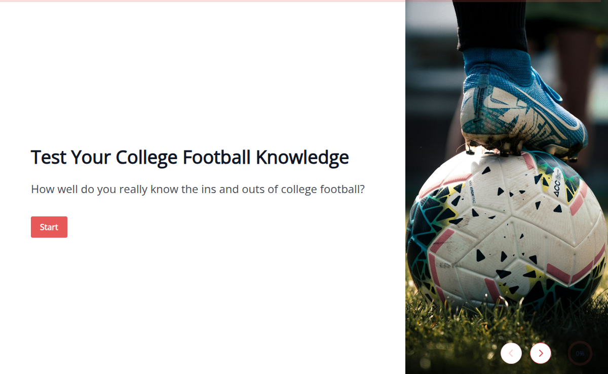 College Football Knowledge Quiz