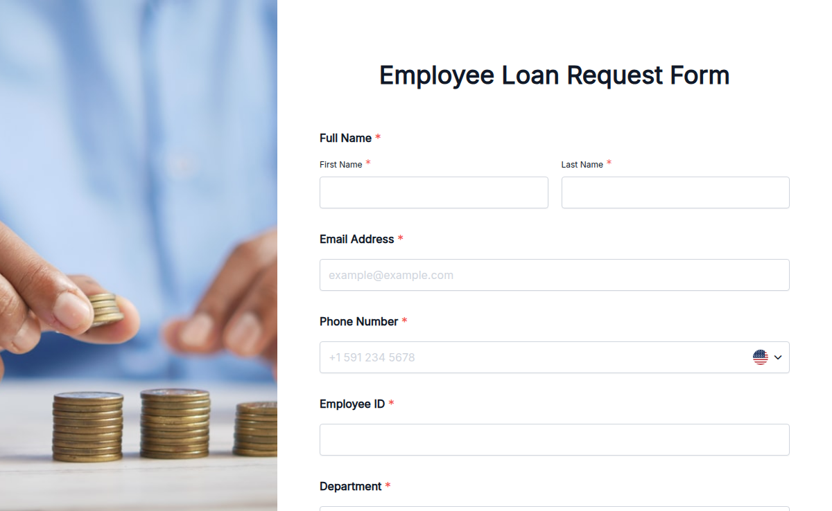 Employee Loan Request Form