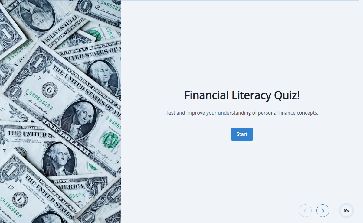 Financial Literacy Knowledge Quiz