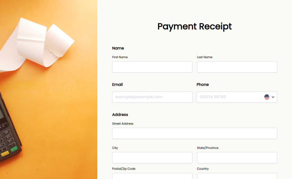 Payment Receipt