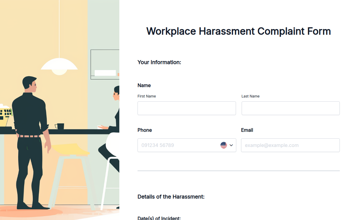 Workplace Harassment Complaint Form