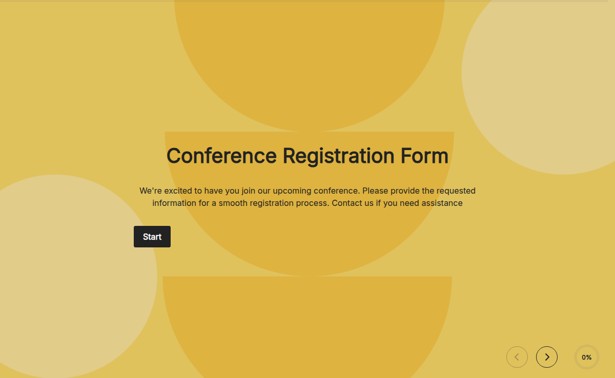 Conference Registration Form