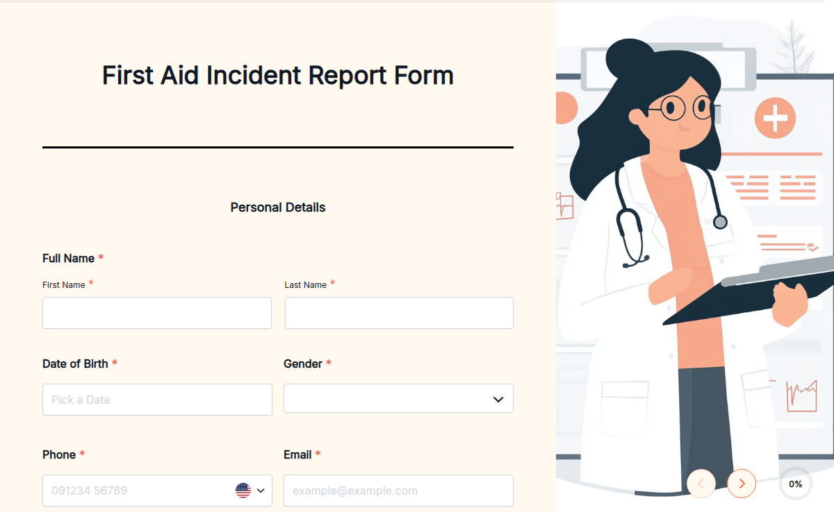 First Aid Incident Report Template