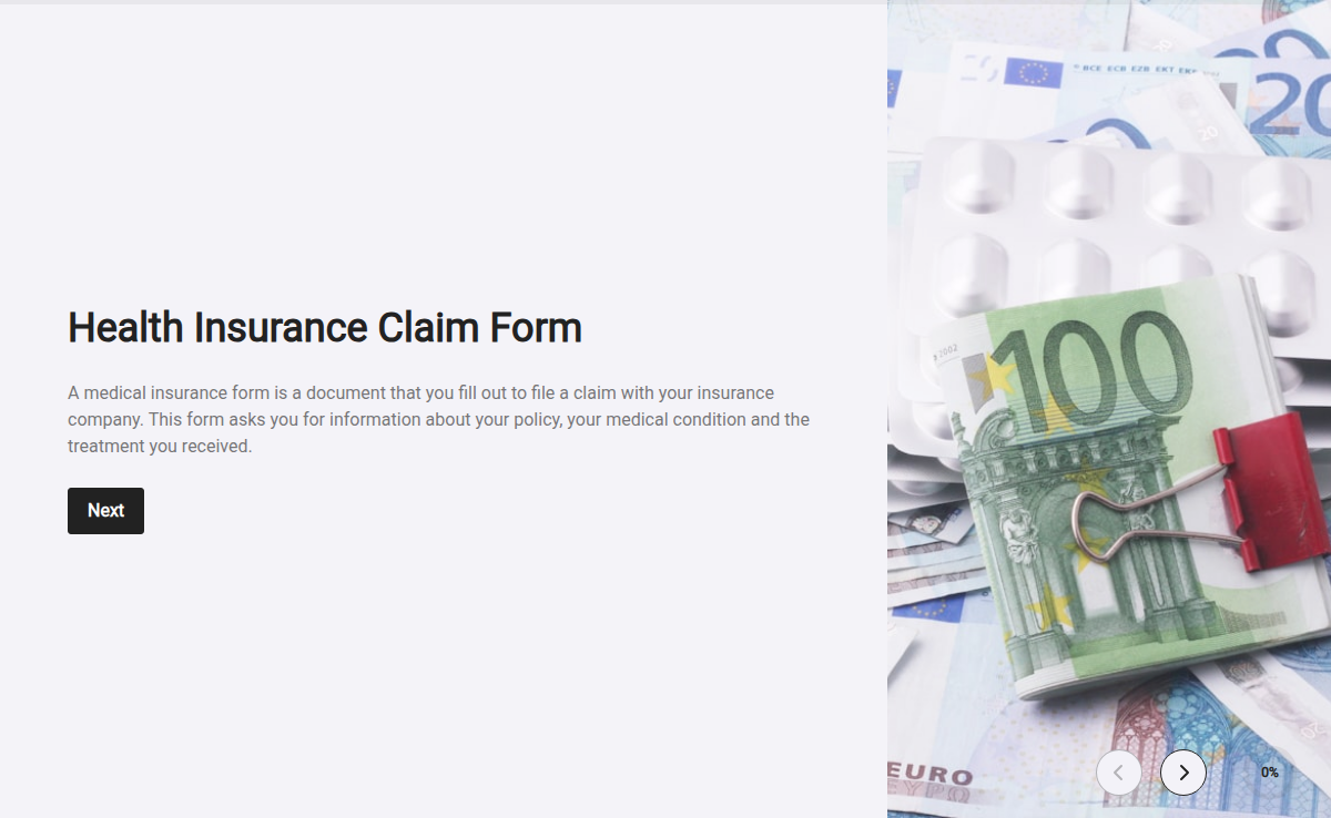 Health Insurance Claim Form