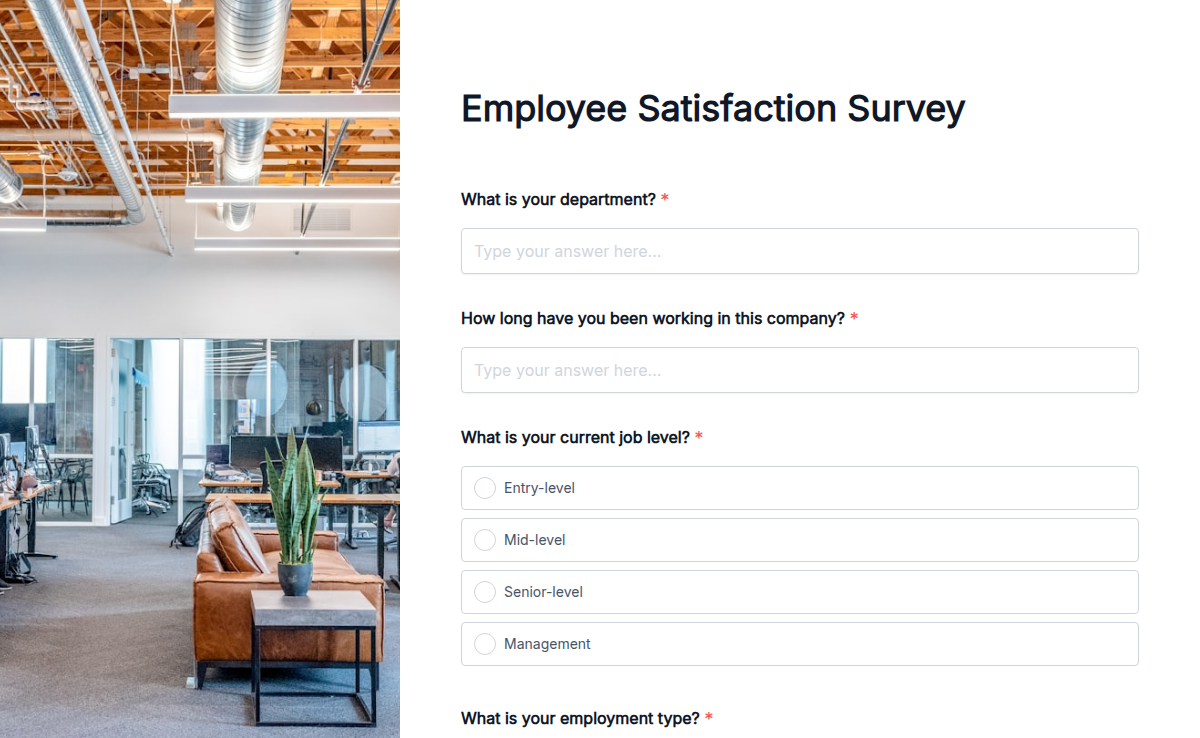 Employee Satisfaction Survey
