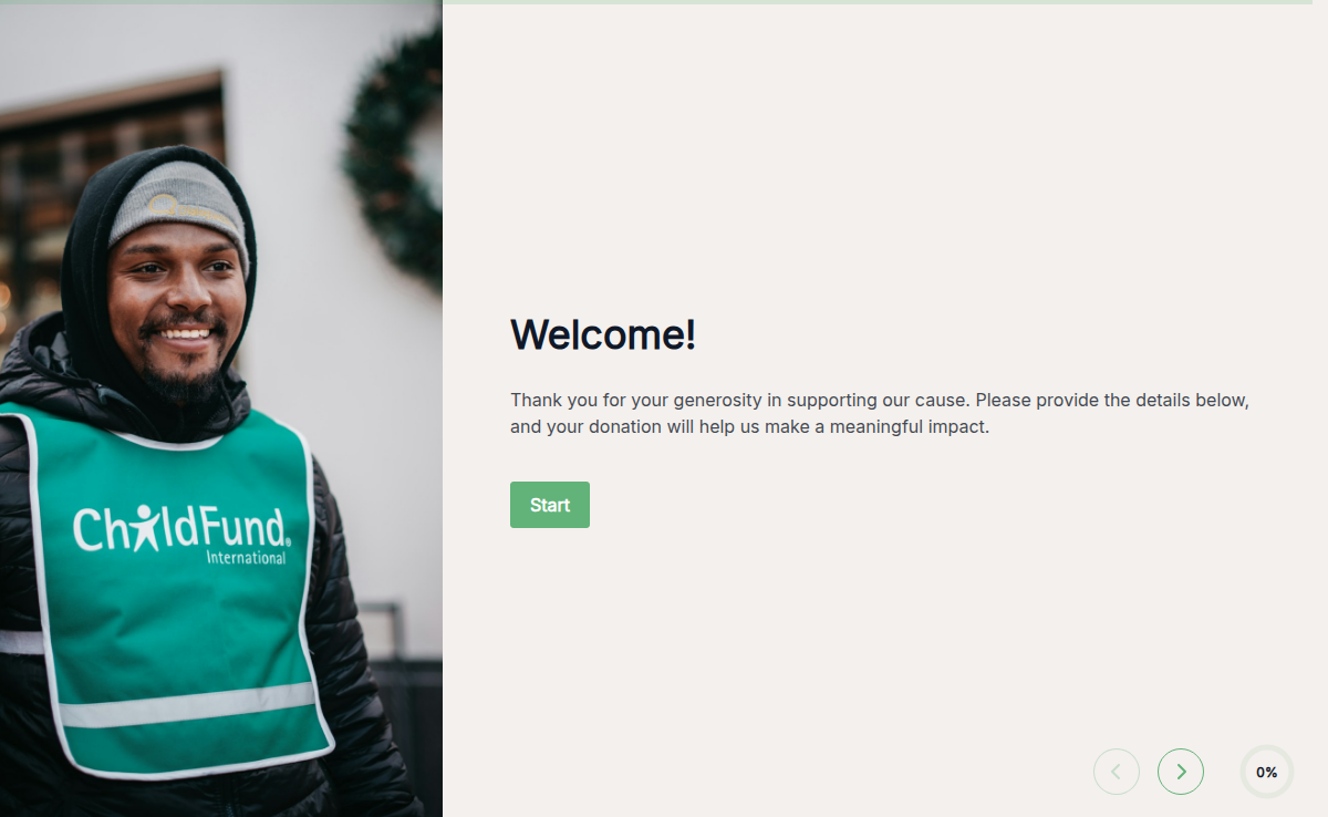 Donation Application Form