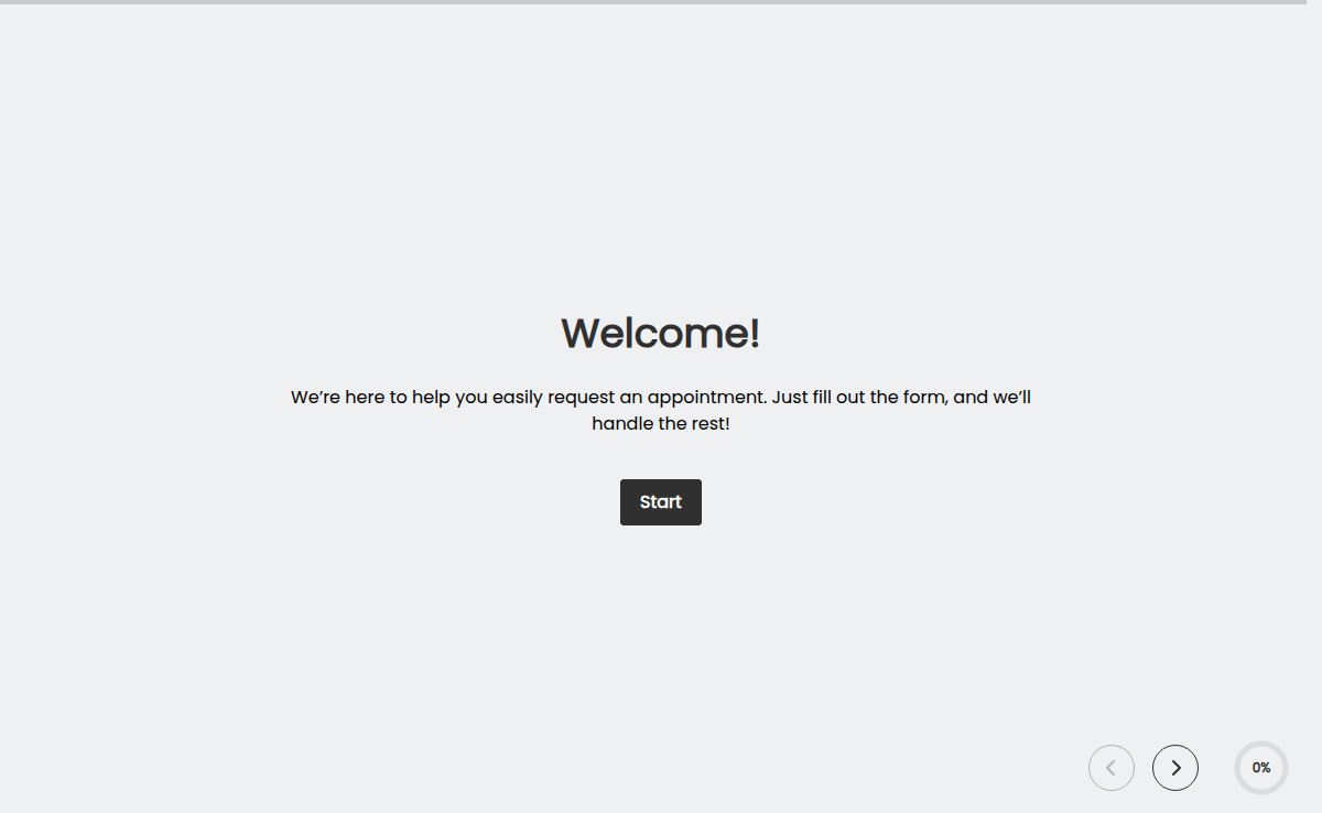 Appointment Request Form
