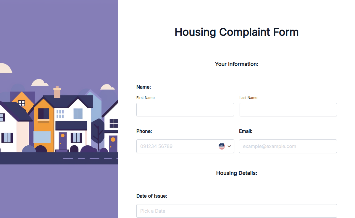 Housing Complaint Form