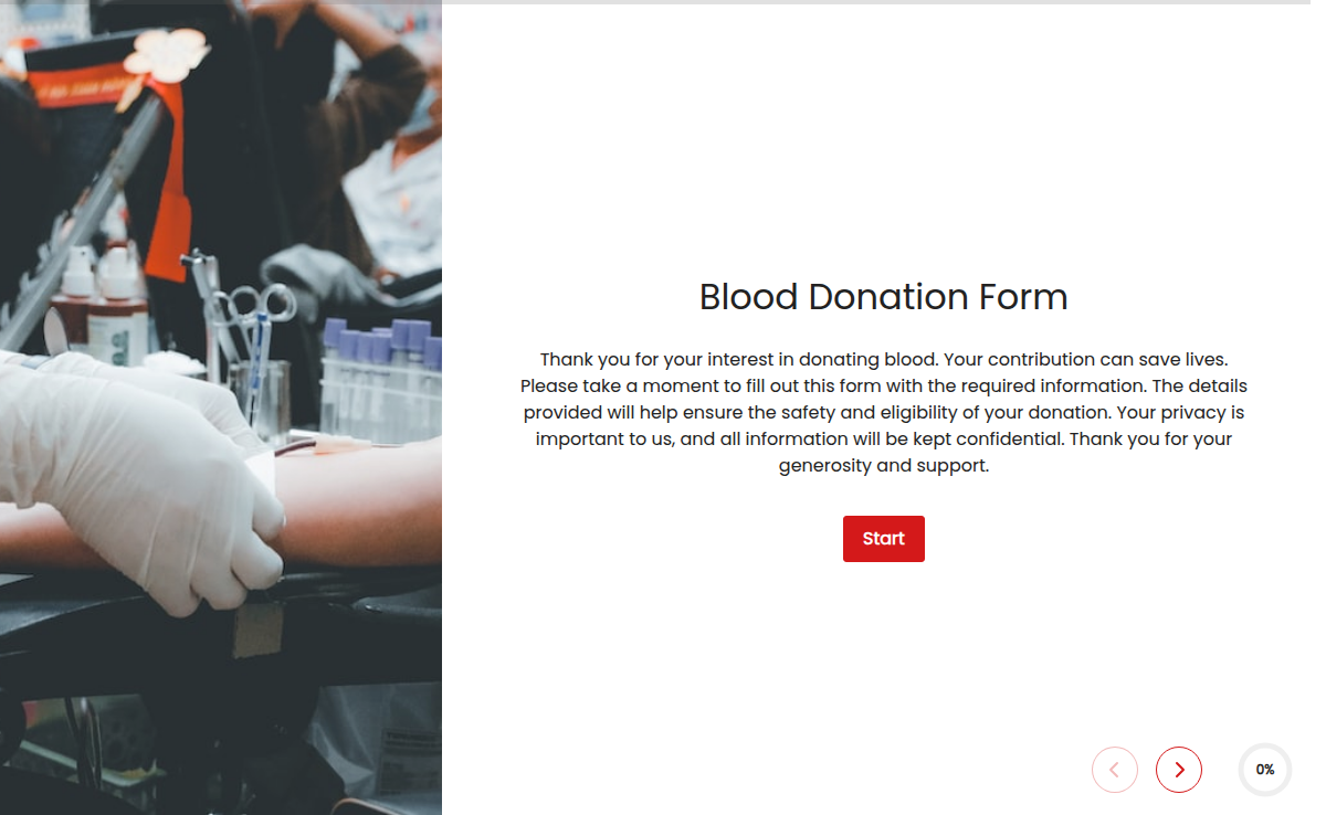 Blood Donation Form