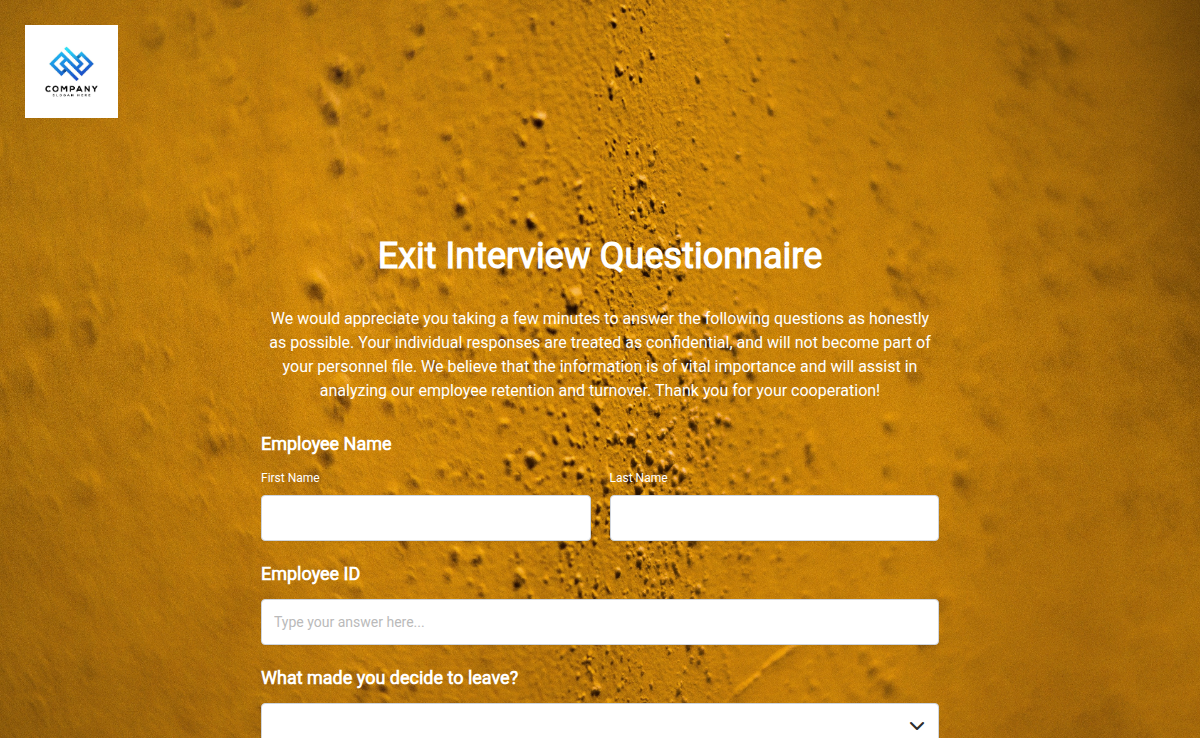Exit Interview Form