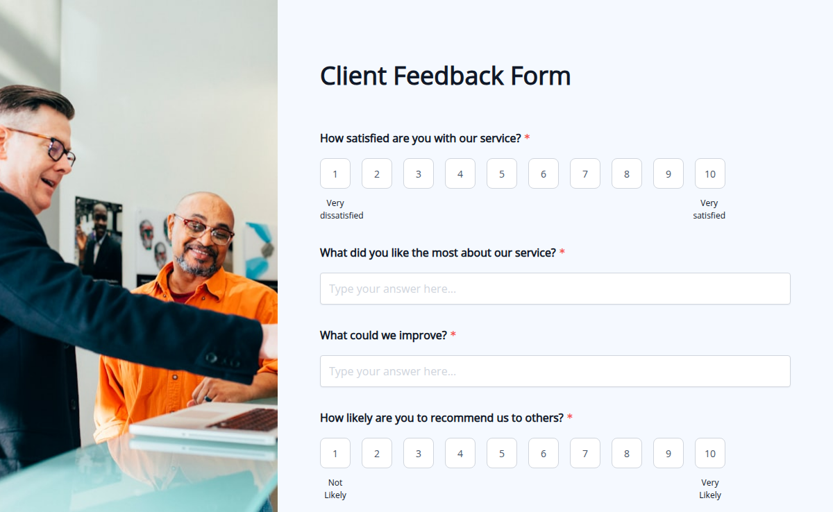 Client Feedback Form