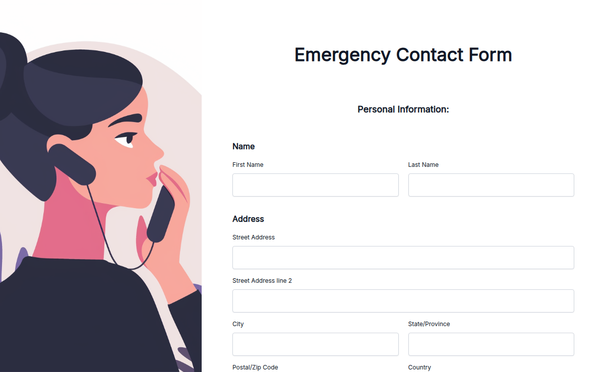 Emergency Contact Form
