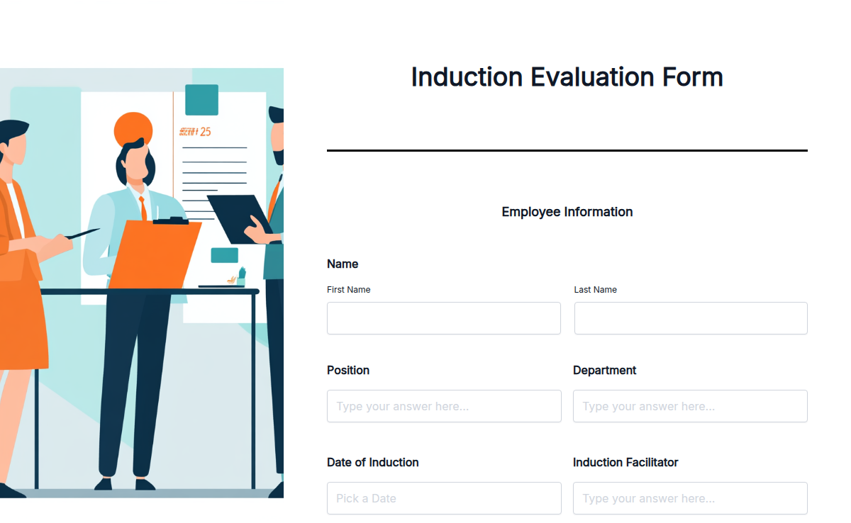 Induction Evaluation/Feedback Form