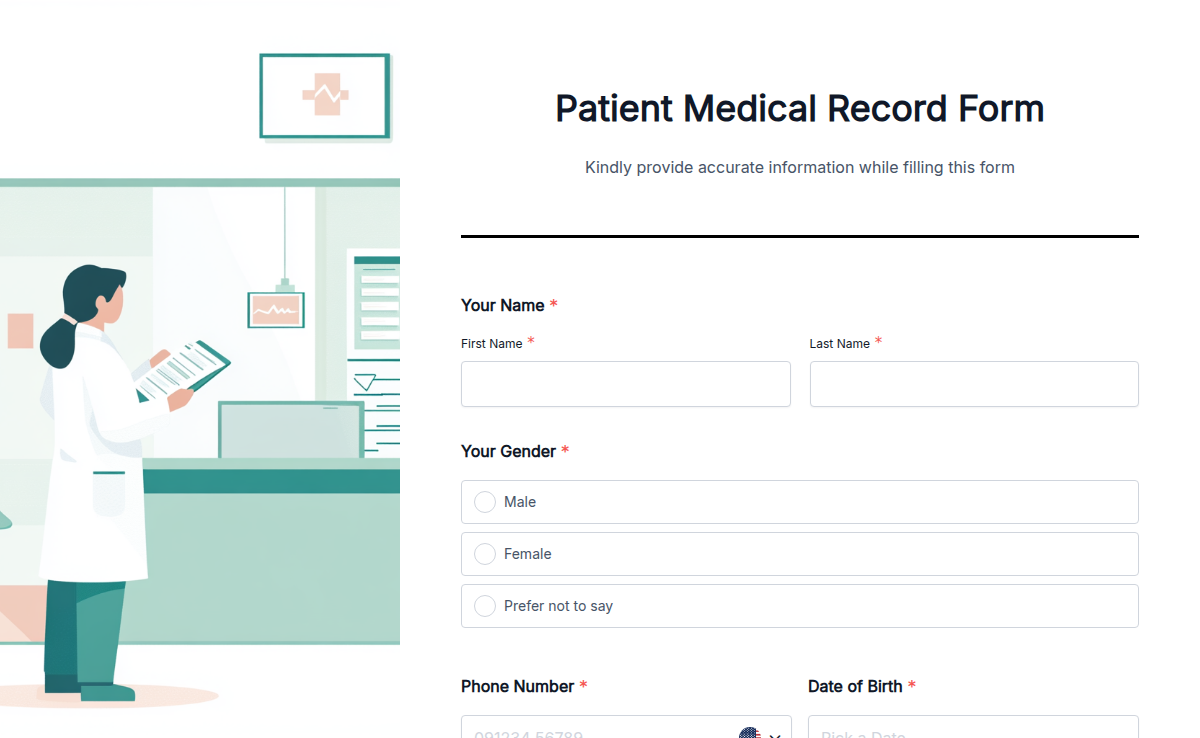 Patient Medical Record Template