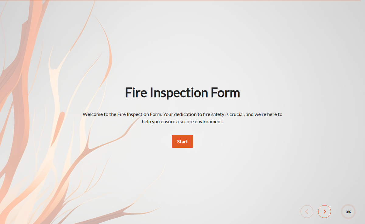 Fire Inspection Form