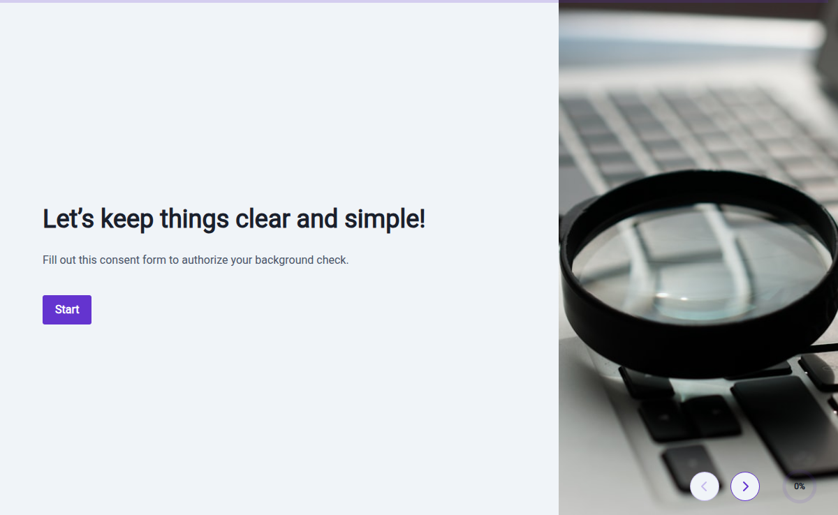 Background Screening Consent Form