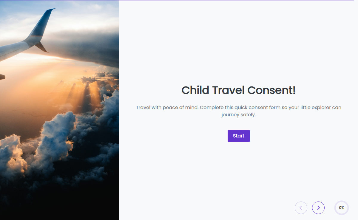 Child Travel Consent Form