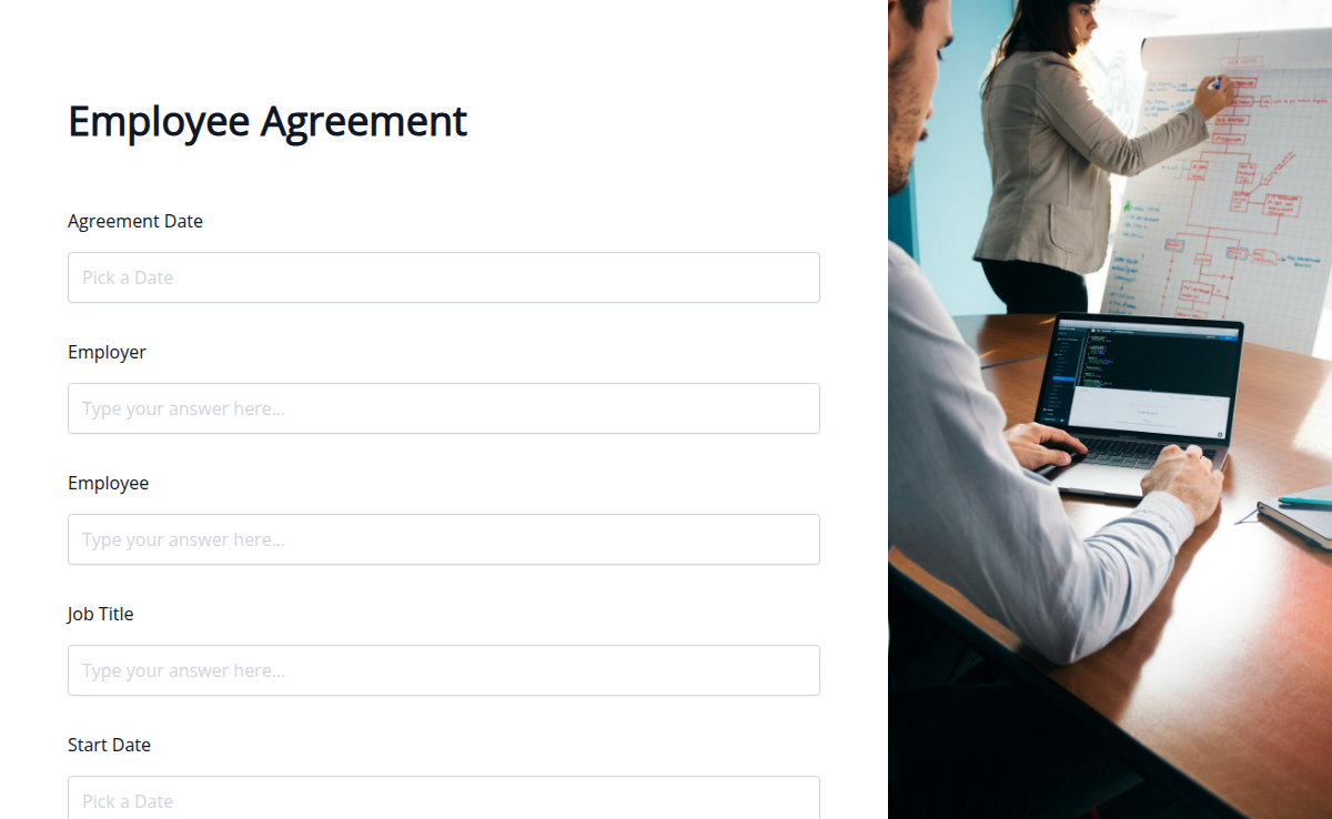 Employee Agreement PDF Form